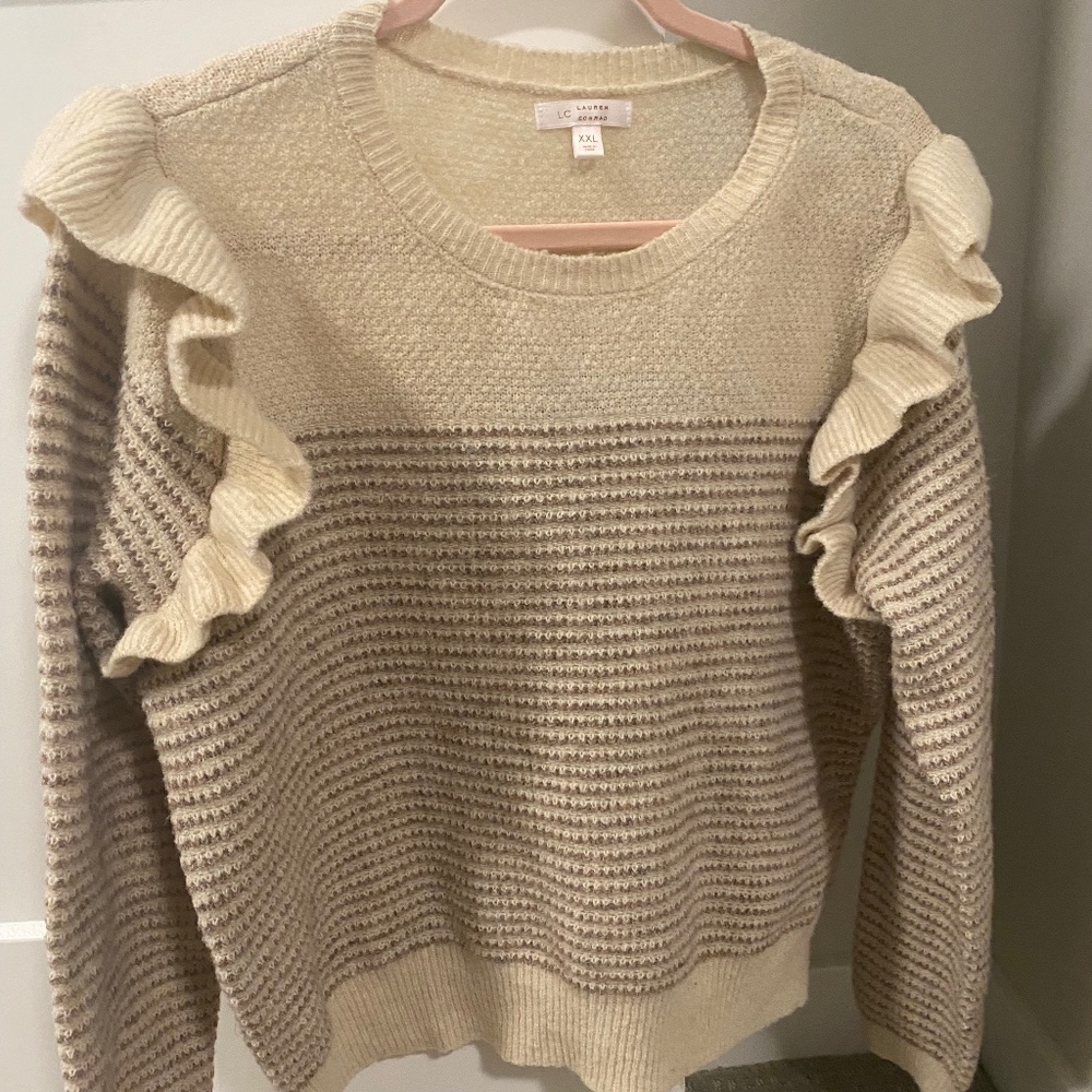 LC Lauren Conrad striped sweater